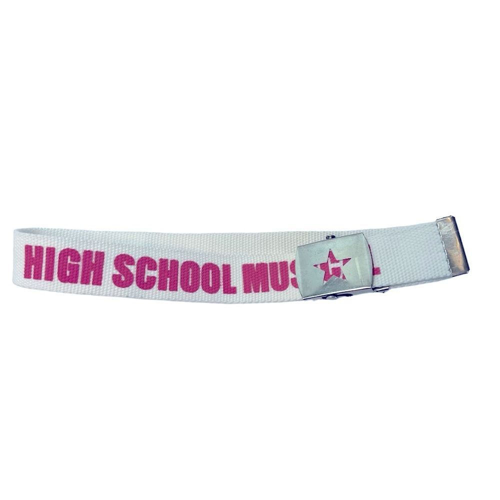 High School Musical Belt White & Red Kids Youth 30.5”